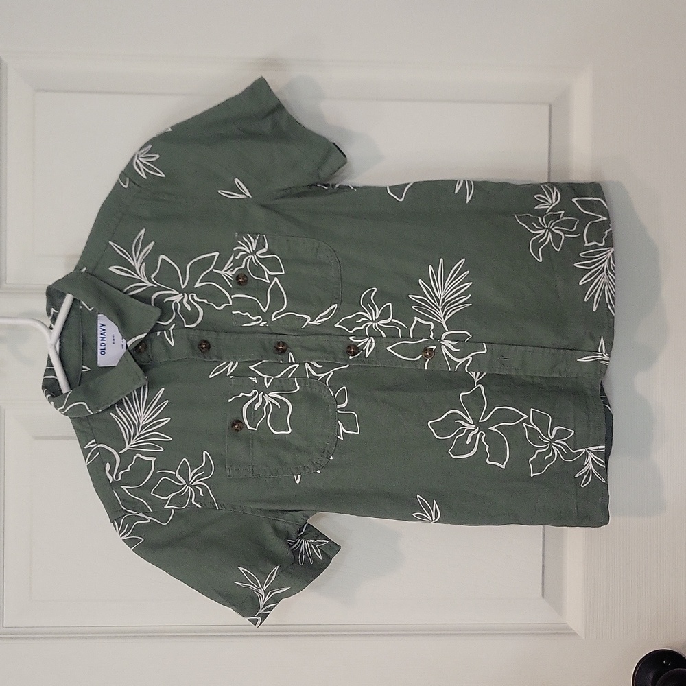 Boys Linen Hawaiian Shirt